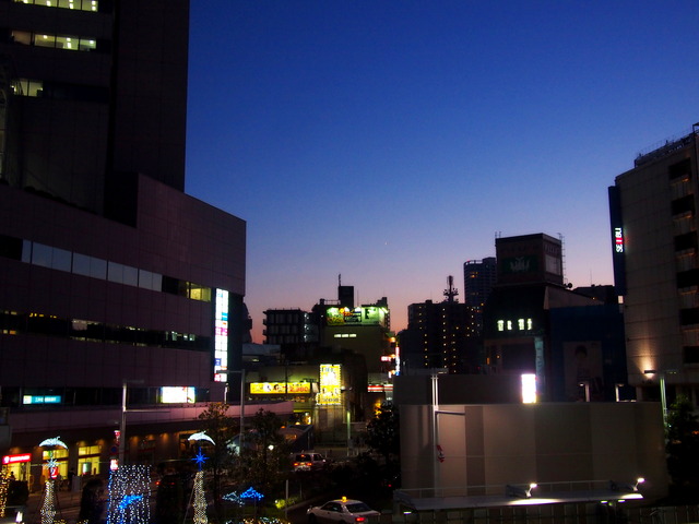 船橋駅のホームから