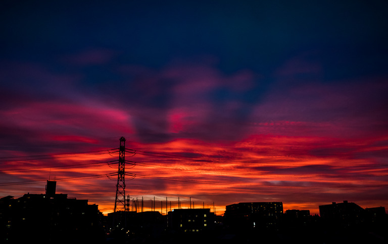 夕焼け20150713