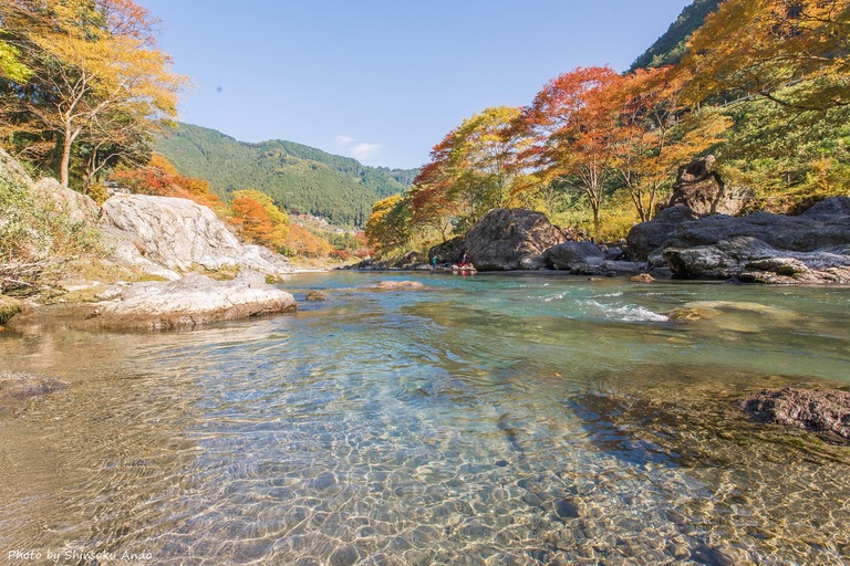 奥多摩の紅葉2016(御岳渓谷~軍畑駅)-1