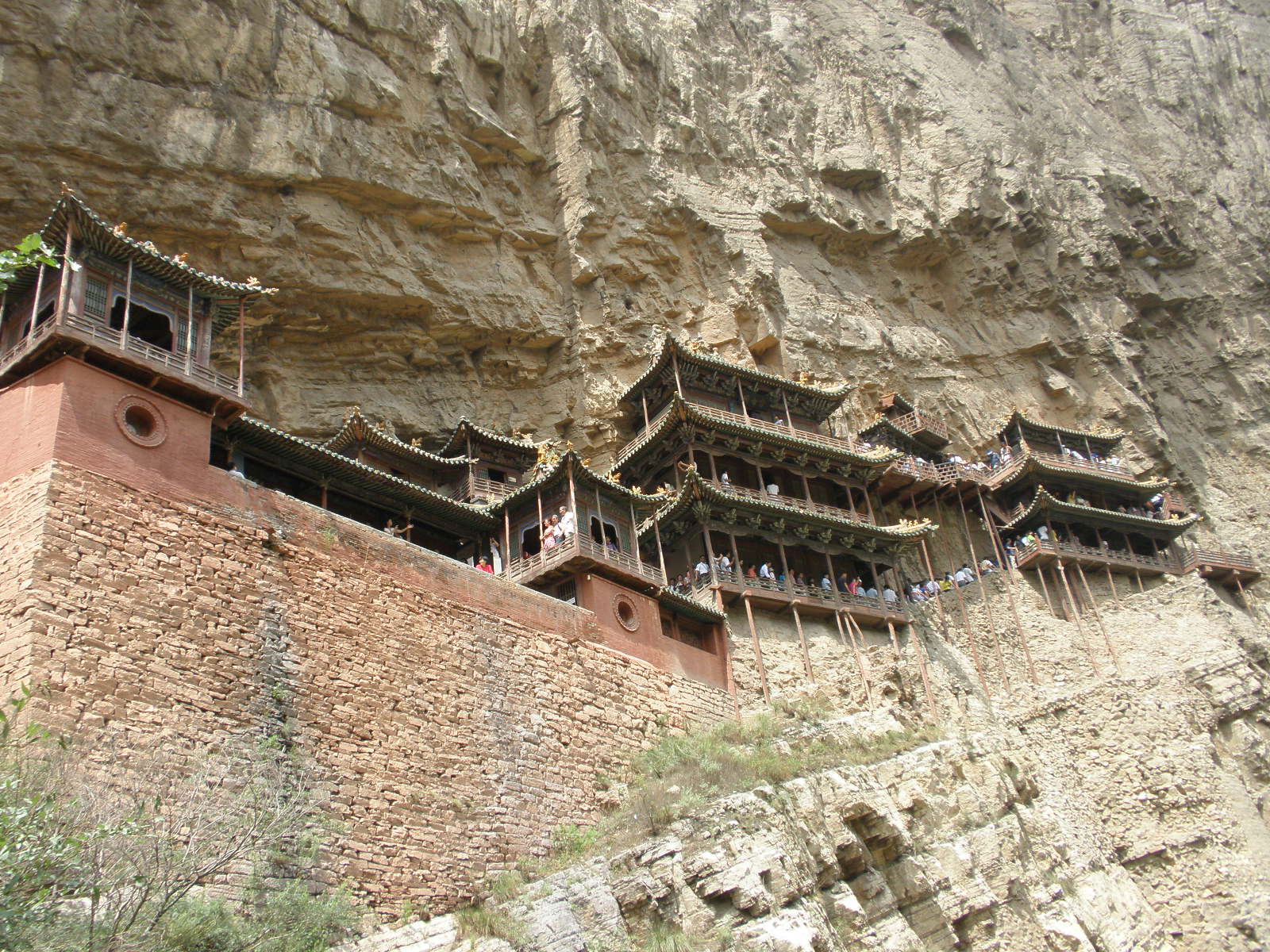 懸空寺 恒山 木塔 7月18日 Andong的自言自語