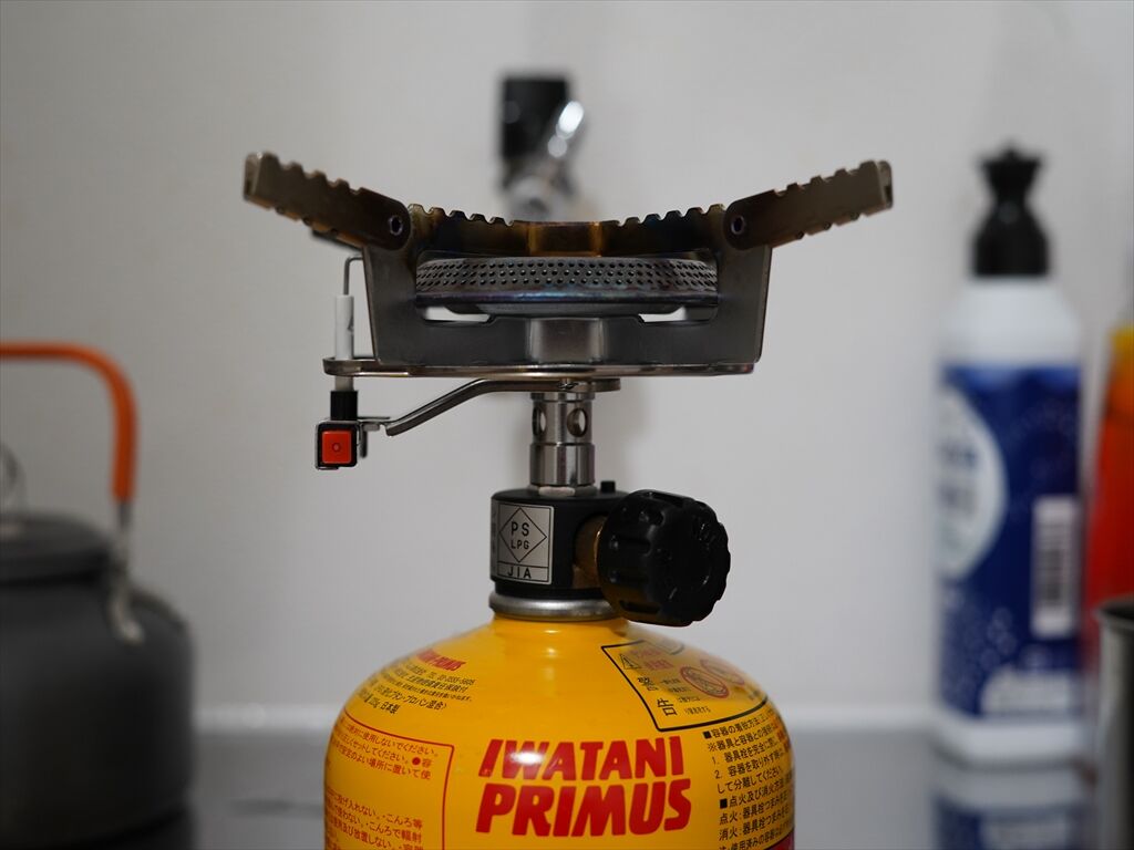 シングルガスバーナーを調達 D キャンプ道具で生きていく D