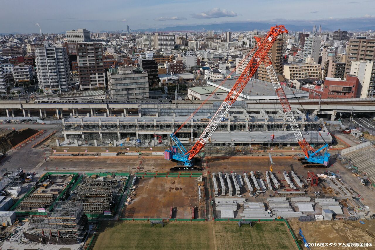 JとFの歩き方《セレッソ大阪 長居球技場改修》がっつり工事中コメント