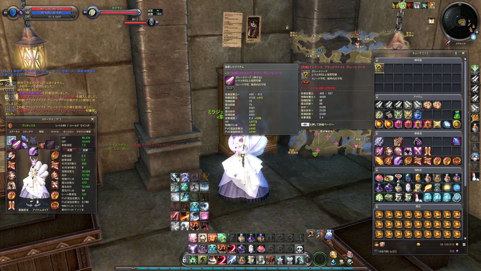 アイオン 究極 インテンス ブラッドファイト グレートソード S 九鬼千尋の冒険の書 Re F