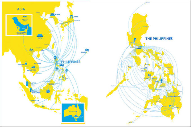 korea-philippines-airline-map