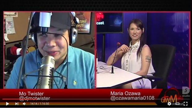 小澤マリア フィリピンラジオ出演