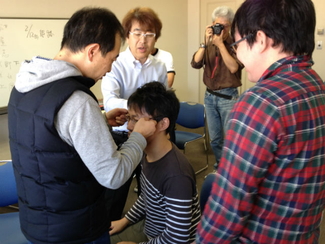 横田流フィッティングセミナーin岡山 眼鏡の掛け心地向上の調整