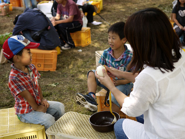 フルーツの森平田観光農園りんごを食す