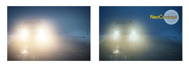 対向車のヘッドライトのまぶしさ軽減