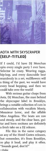 aota with Skyscraper review on theme magazine