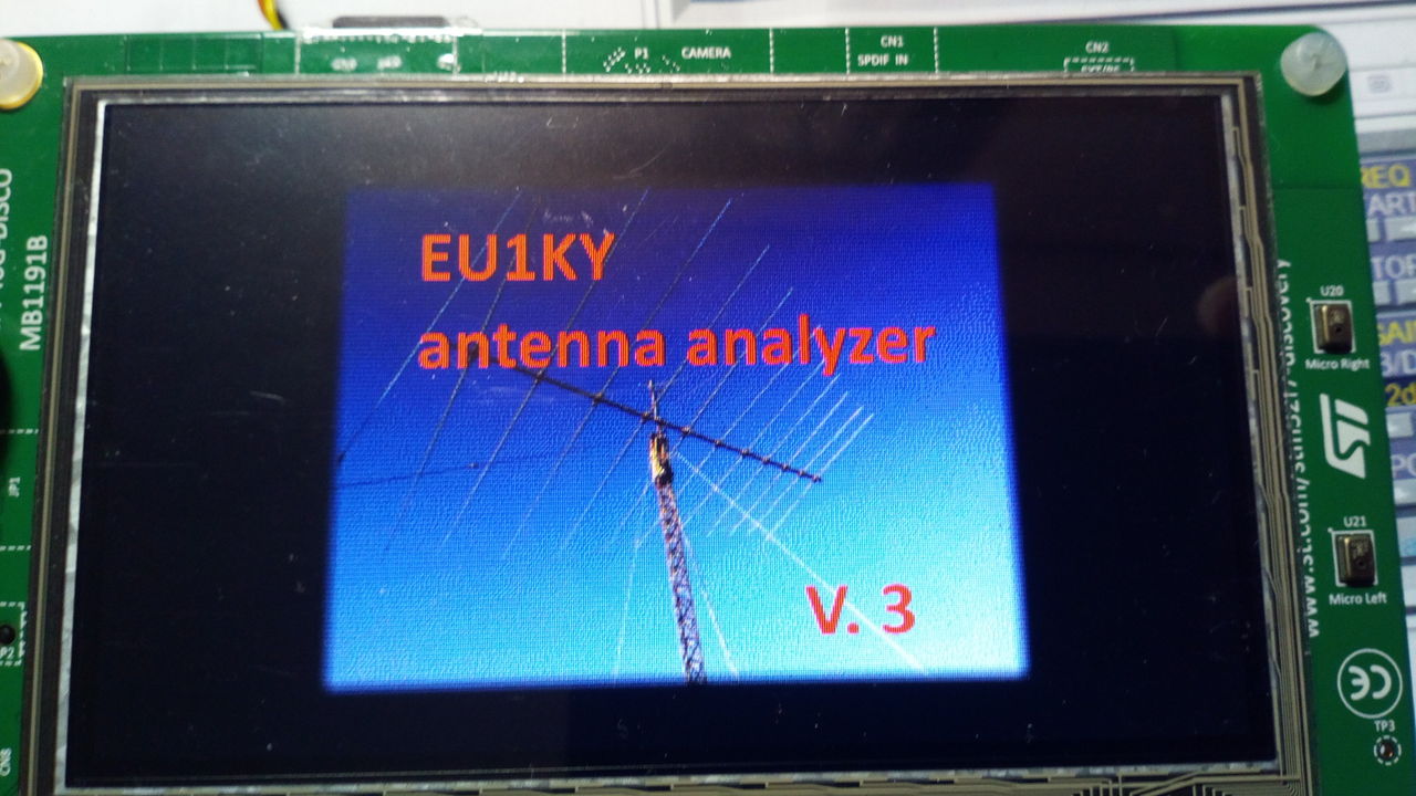 アンテナアナライザー EU1KY v3 アンテナアナライザー EU1KY v3 アンテナアナライザー EU1KY v3