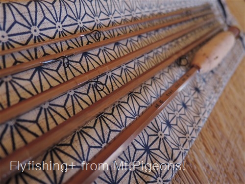 バンブーフライロッド 7フィート4インチ 3セクション ＃4／＃5