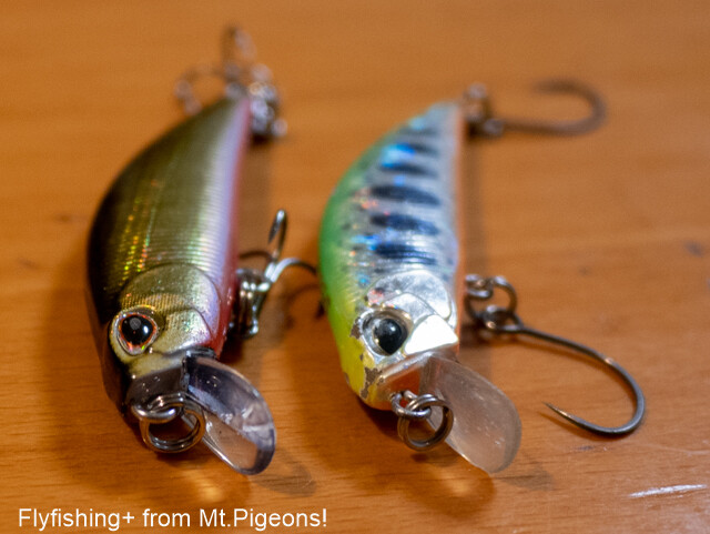 渓流ミノー　王手有名メーカー　11個＋スピナー×2&バーブレスフック 渓流ミノー 王手有名メーカー 11個＋スピナー×2&バーブレス