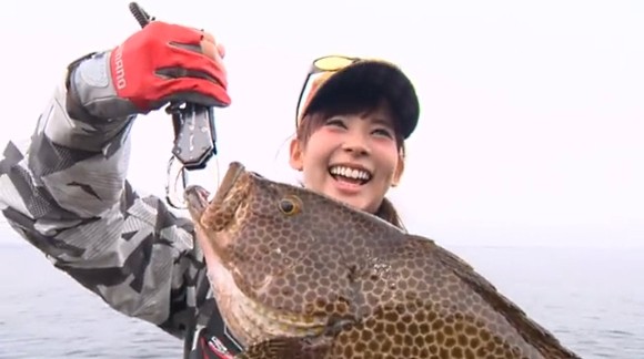 オオモンハタ 阪本智子 磯釣り
