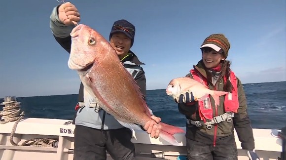 阪本智子 釣り百景 山本啓人 マダイ