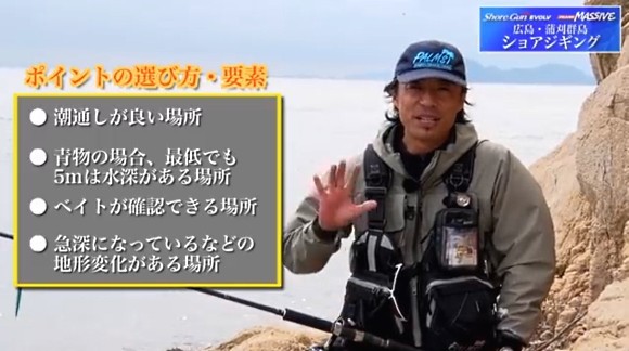 青物 沼田純一 ショアジギング 蒲刈島