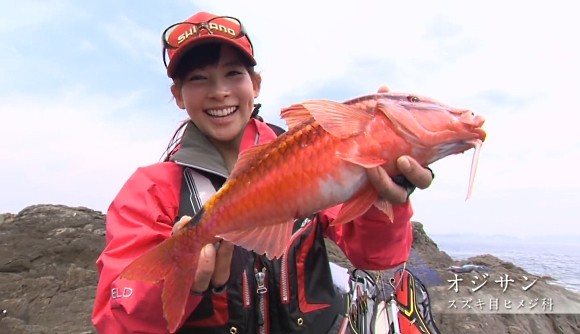 阪本智子 磯釣り オジサン