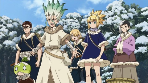 Dr Stone 2期 第1話 感想 寒い冬には熱い宇宙食 ドクターストーン あにこ便