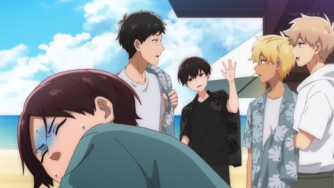 合コンに行ったら女がいなかった話 11話 感想 海に行ったら××だった話 007