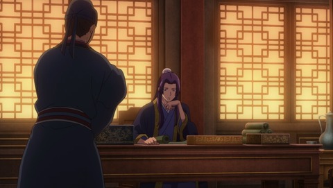 薬屋のひとりごと 2話 感想 無愛想な薬師 08