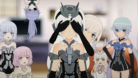 フレームアームズ ガール 第6話 感想 夜の学校に潜む呪い あにこ便