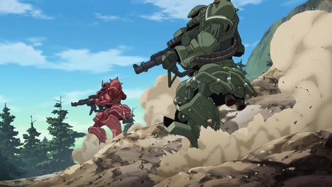 機動戦士Gundam GQuuuuuuX ジークアクス 2話 感想 白いガンダム 03