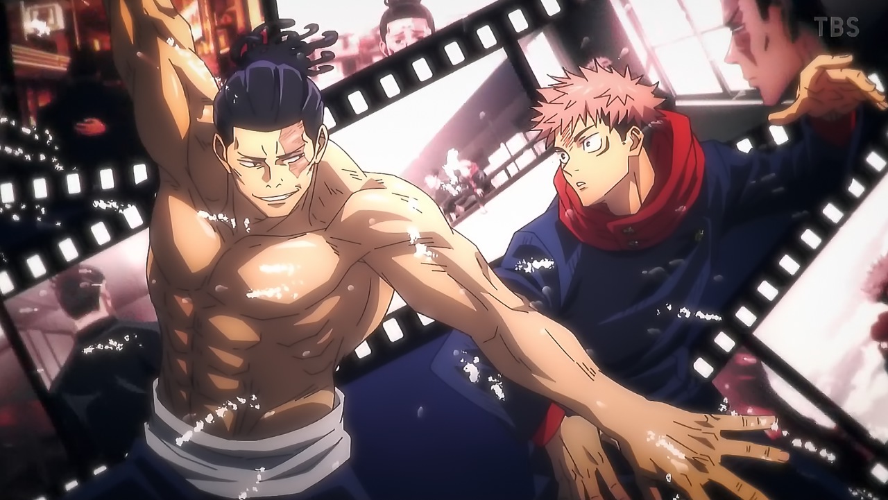 呪術廻戦 Tvアニメ16話より 東堂葵と虎杖悠仁のツーショット画像 あげてけ