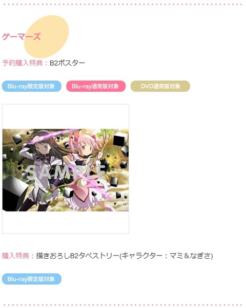 劇場版 まどマギ 特典 (3)