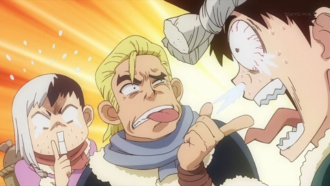 Dr Stone 2期 第3話 感想 監視役を口説いて味方に ドクターストーン Stone Wars あにこ便 Dr Stone 2期 第3話 感想 監視役を口説いて味方に ドクターストーン Stone Wars あにこ便