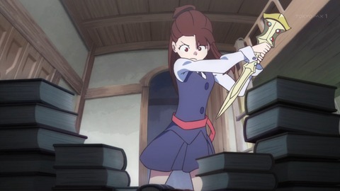 リトルウィッチアカデミア 第3話 感想 魔女は箒で飛び 人は箒で跳ぶ あにこ便