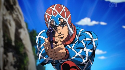 ジョジョ 5部 第8話 感想 アンラッキーナンバー4 黄金の風 あにこ便