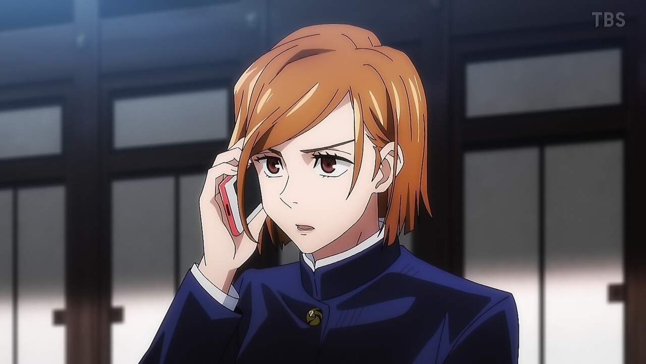 呪術廻戦 Tvアニメ15話より 電話をかける釘崎野薔薇 あげてけ