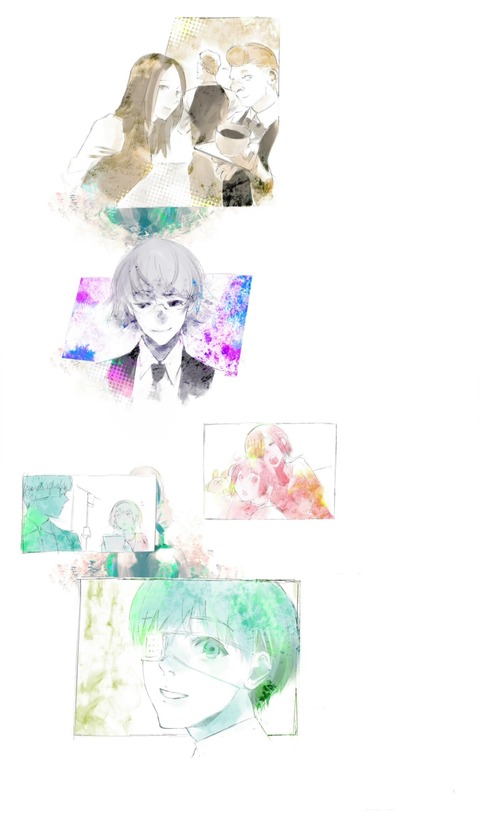 東京喰種 EDイラスト 7話 D