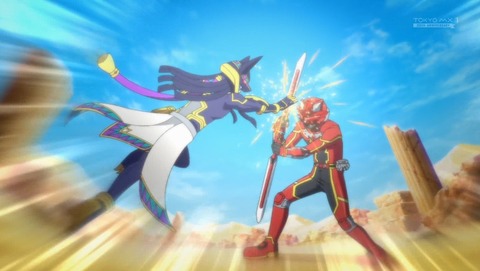 異世界レッド 10話 感想 戦隊レッドと苦しみの仮面 55