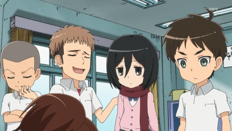 進撃 巨人中学校 第5話 感想 アルミン先生の夢溢れる数学勉強法 あにこ便