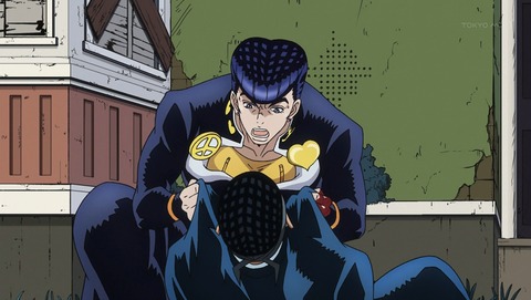 ジョジョ 4部 第4話 感想 几帳面な兄貴は極悪中隊長 ダイヤモンドは砕けない あにこ便