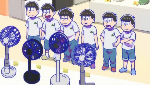 おそ松さん 4期 6話 感想 扇風機とタイムマシン 9