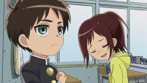 進撃 巨人中学校 第2話 感想 この世界でも人類最強なんだな あにこ便