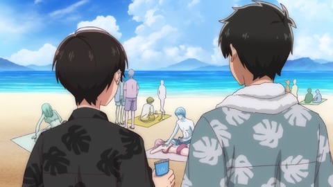 合コンに行ったら女がいなかった話 11話 感想 海に行ったら××だった話 026