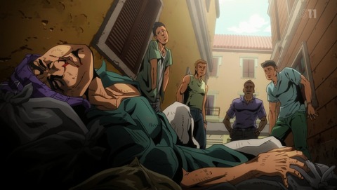 ジョジョ 5部 第8話 感想 アンラッキーナンバー4 黄金の風 あにこ便