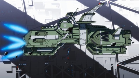 機動戦士Gundam GQuuuuuuX ジークアクス 1話 感想 赤いガンダム 53