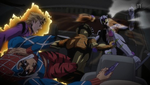ジョジョ 5部 第19話 感想 超低温の世界 黄金の風 あにこ便