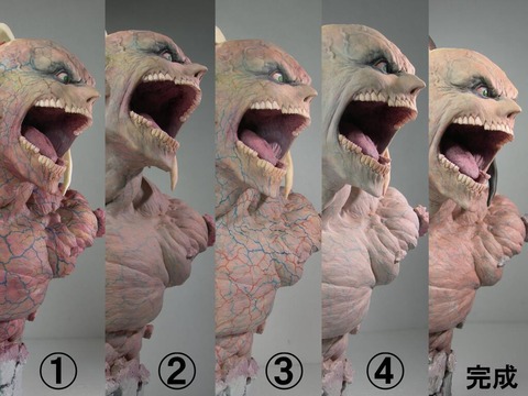 大山竜 巨人エレン胸像 進撃の巨人 ワンフェス 2