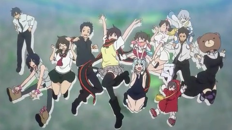 夜桜四重奏 ハナノウタ 第1話 感想 かわいいし良く動くし最後まで楽しめた ラストの展開にはがっかりする人も あにこ便