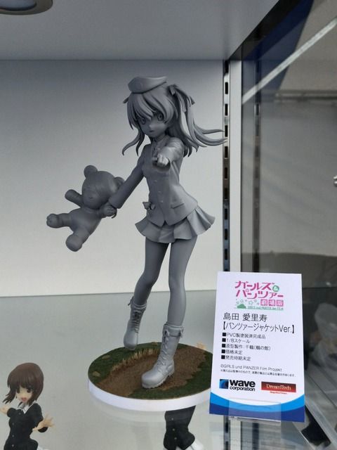 『ガルパン』「島田愛里寿【パンツァージャケットVer.】」フィギュア原型展示　 西住まほ商品化