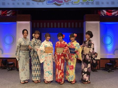 美人声優6人の浴衣姿が美しい【日本の夏】