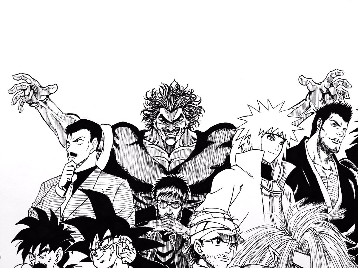 画像 漫画の親父キャラが集合した絵が格好良すぎると話題に あにゲーぐらし 画像 漫画の親父キャラが集合した絵が格好良すぎると話題に あにゲーぐらし
