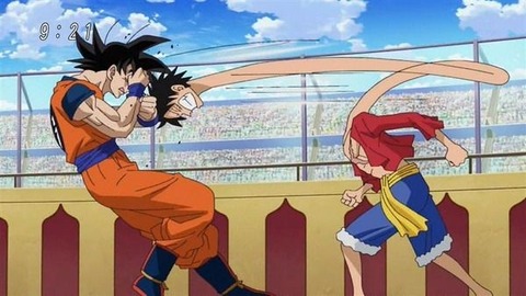 ワンピース ルフィ Vs ドラゴンボール 悟空が天下一武道会で戦ったらどっちが勝つ 漫画まとめ うさちゃんねる
