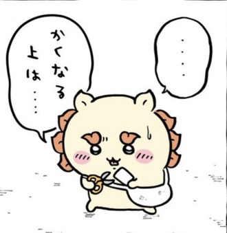 【ちいかわ】かくなる上は