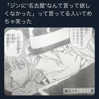 【名探偵コナン】言論の自由のないジン兄貴