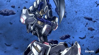 【鉄血のオルフェンズ】戦闘シーンの画面作りが独特の雰囲気あって楽しいね
